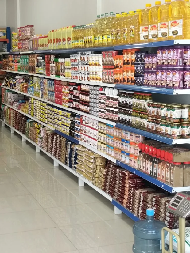 Inside Juba Town supermarket